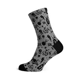 Doodle Grey Socks