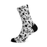 Doodle White Socks