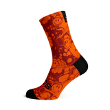 Neon Slide Orange Socks