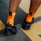 Neon Slide Orange Socks