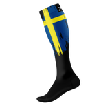 Sweden Splash Knee High Socks