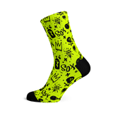 Sox Footwear | Doodle Yellow Socks